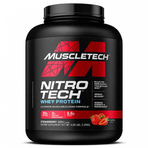 مسل تك MuscleTech نيترو تك بنكهة الفرولة 4 lbs