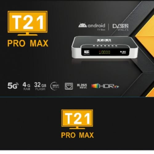 T21 Pro Max Android 5G 4K ( رسيفر تي 21 برو ماكس ف...