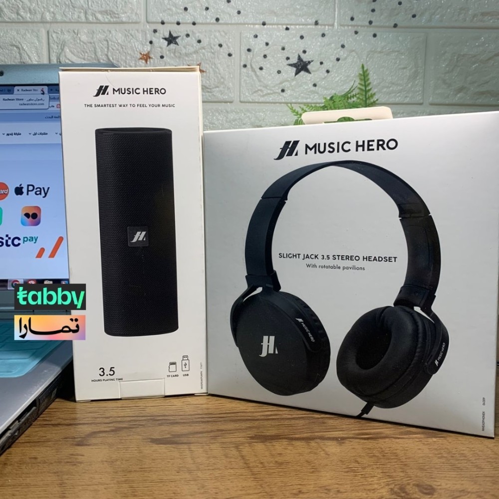 بكج اس بي اس ( مكبر صوت بلوتوث + سماعة رأس سلكية )