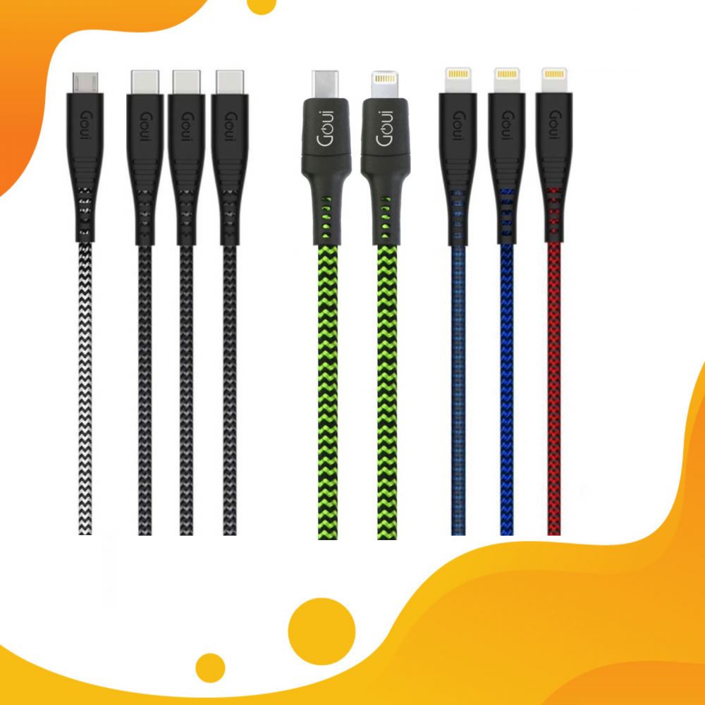 عرض قوي كيابل بلس  1 ايفون تايب سي + 3 ايفون + 3 تايب سي + 1 مايكرو