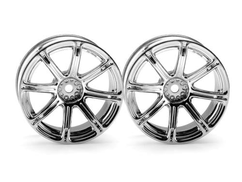 #3301 - WORK EMOTION XC8 WHEEL 26mm CHROME (6mm OFFSET)