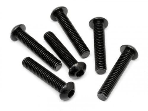 94910 - BUTTON HEAD SCREW M6x30mm (HEX SOCKET/6pcs)