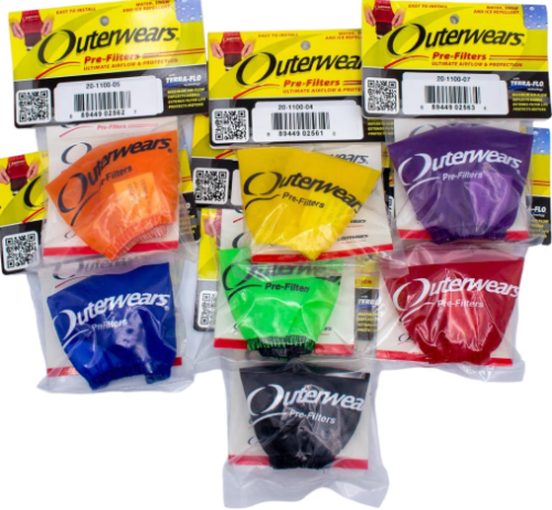 Outerwears Airfilter Pre-Cover - RED