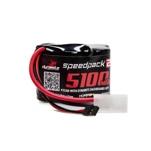 Speedpack2 6V 5100mAh 5C NiMH, Hump Receiver Pack, BAJA 5BDYNB2442