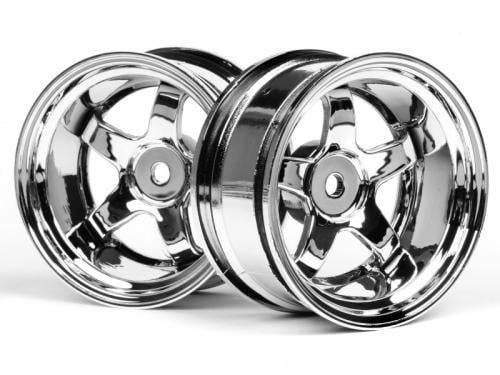 #3593 - WORK MEISTER S1 WHEEL 26mm CHROME (9mm OFFSET)