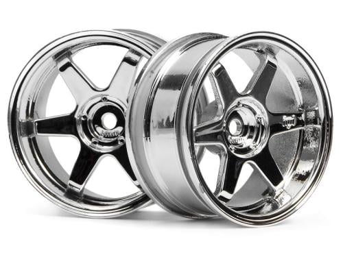 #3847 - TE37 WHEEL 26mm CHROME (6mm OFFSET)