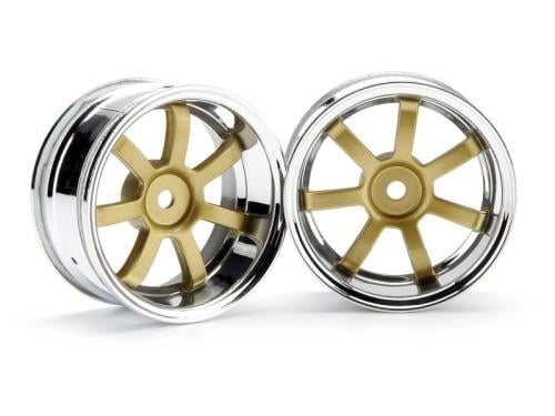 #3320 - RAYS GRAM LIGHTS 57S-PRO CHROME/GOLD (6mm OFFSET)