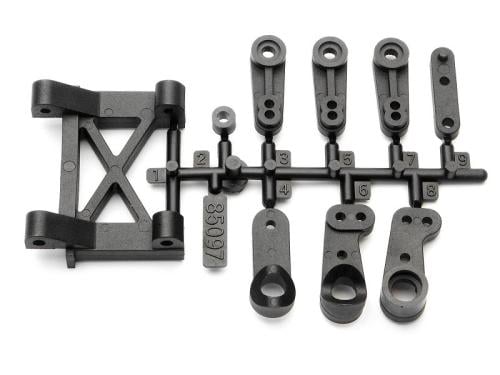 #85097 - CENTER POST/SERVO HORN/STEERING CRANK SET