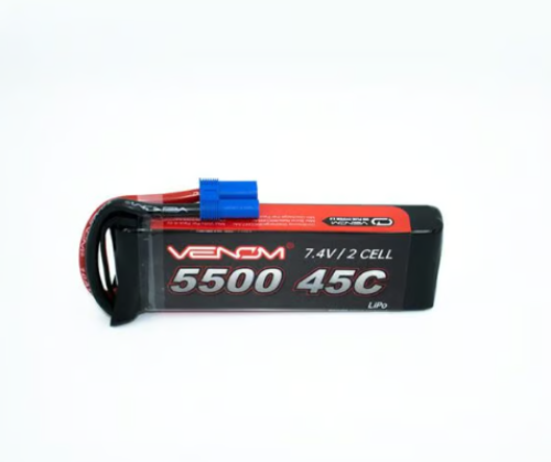 Venom 5500mAh 7.4v 45c 2S Lipo Battery