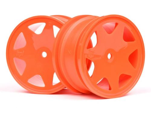 #100623 - ULTRA 7 WHEELS ORANGE 35mm (2pcs)