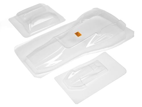 160332 - BAJA 5B-1F BUGGY CLEAR BODY WITH 2022 DECALS