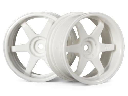 #3845 - TE37 WHEEL 26mm WHITE (6mm OFFSET)