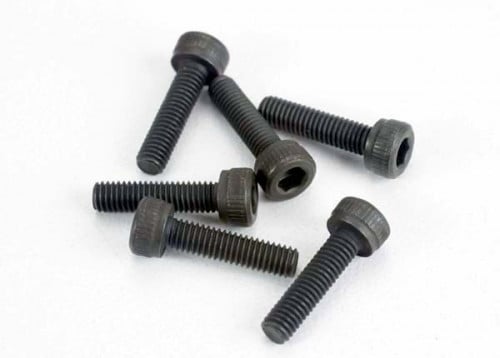 Traxxas 2584 Hex-Drive Cap-Head Machine Screws, 3x12mm (set of 6)