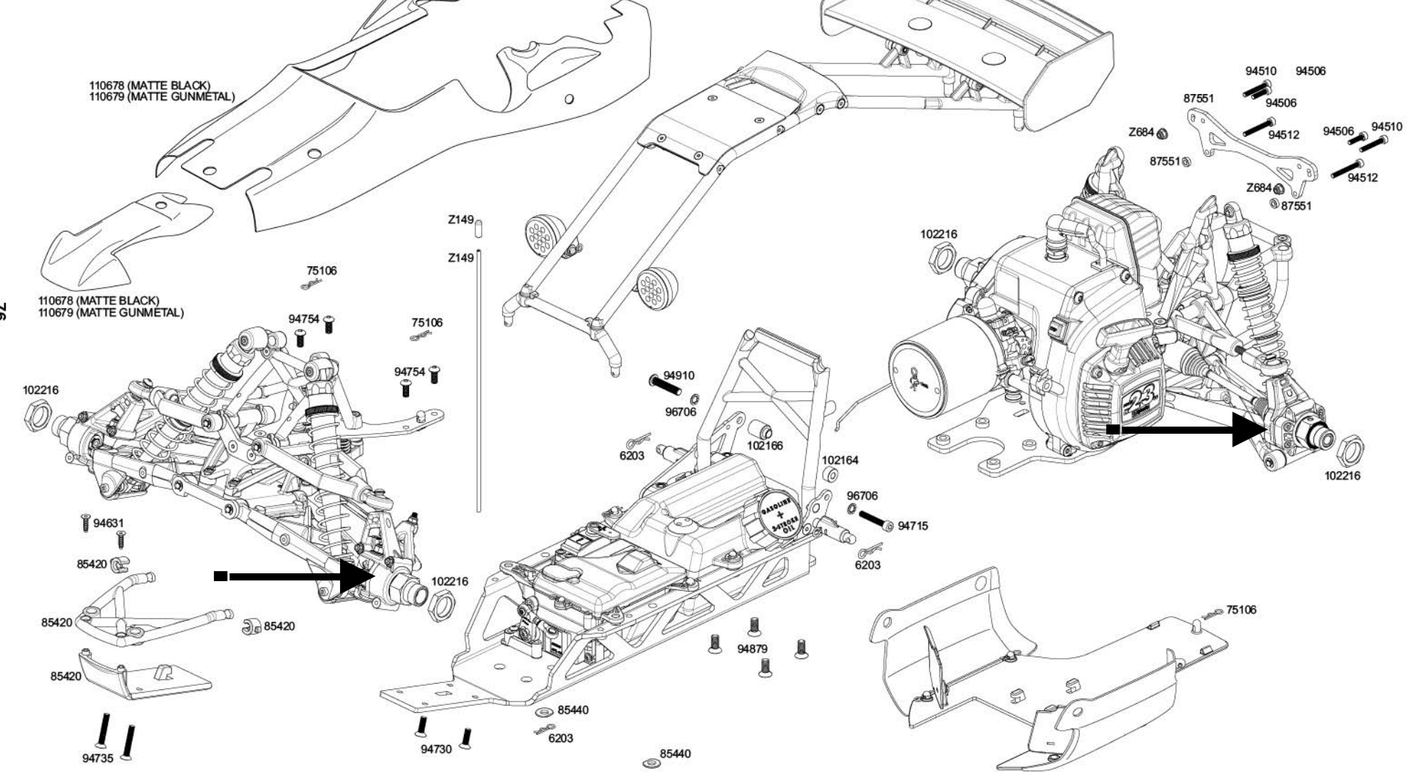 hpi baja 5b exploded view