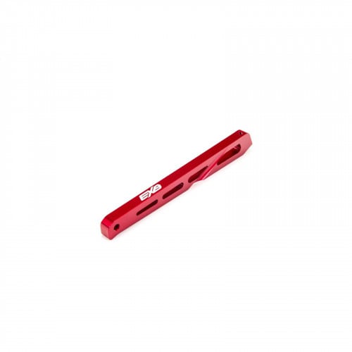 ARA320568 REAR CENTER ALUMINUM CHASSIS BRACE, 120MM RED: EXB