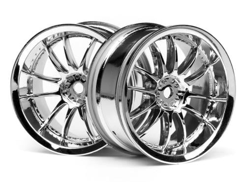 #3280 - WORK XSA 02C WHEEL 26mm CHROME (3mm OFFSET)