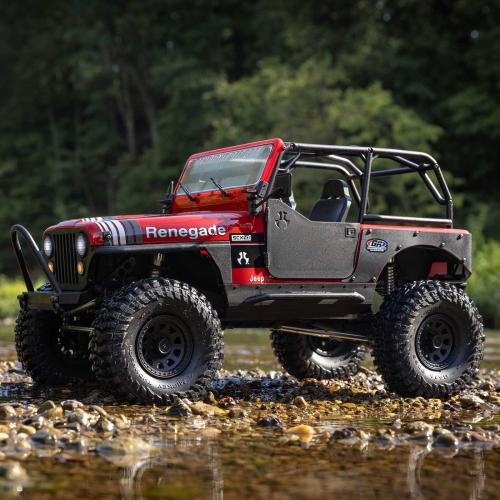 AXI03008V2T1 1/10 SCX10 III Jeep CJ-7 4X4 RTR Brushed Rock Crawler