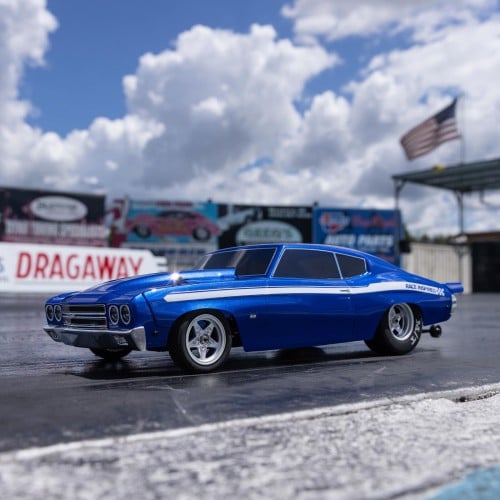 1/16 1970 Chevy Chevelle 2WD Mini No Prep Drag Car RTR, Blue