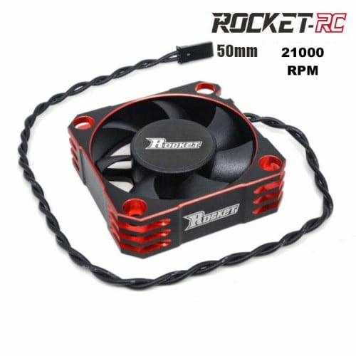 Rocket Red 50mm Aluminum Cooling Fan 21,000 RPM