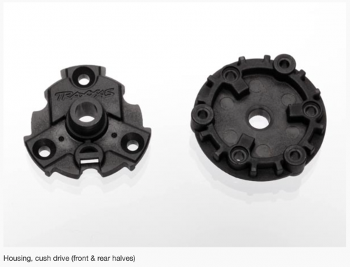 6464 Housing, cush drive (front & rear halves)