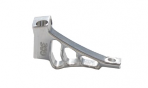 gbe billet polished hd rear engine mount