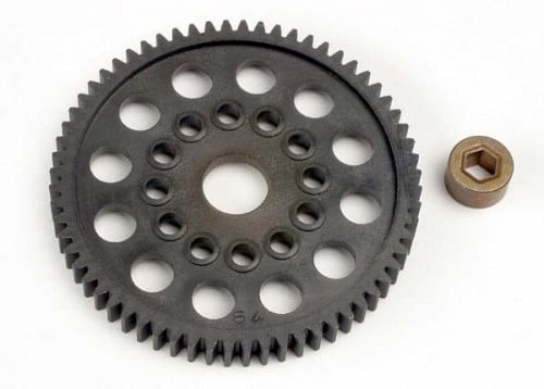 3164 Spur gear (64-Tooth) (32-Pitch) w/bushing