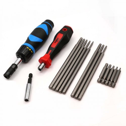 Complete DDM Hex Driver Set (Standard and Ball-End), with Handles and Socket Holder - CAa199