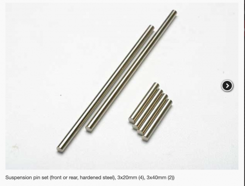 Traxxas 5321 Hardened Steel Suspension Pin Set