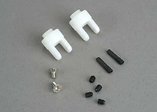 Traxxas 4628 Nylon Differential Output Yokes, White (pair)