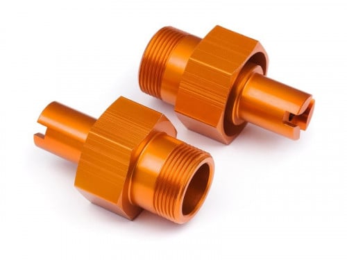 112845 - 24mm HD FRONT HEX HUB (ORANGE/2pcs)