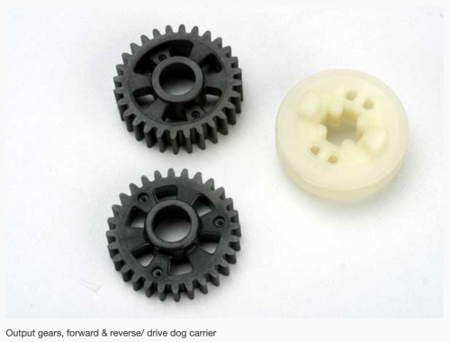 Output gears, forward & reverse/ drive dog 5395 carrier