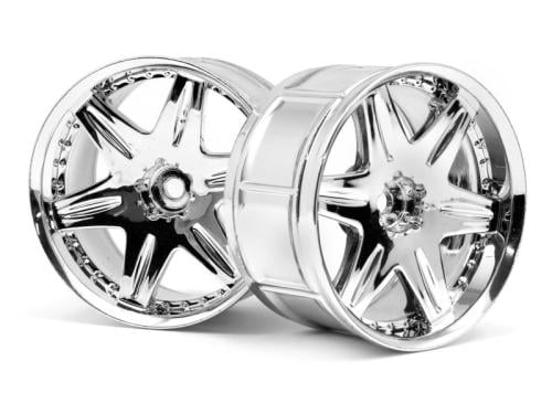 #3345 - LP35 WHEEL WORK LS406 CHROME (2pcs)