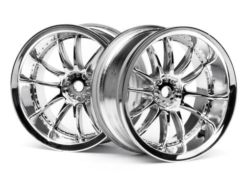 #3281 - WORK XSA 02C WHEEL 26mm CHROME (6mm OFFSET)