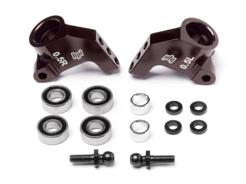 #104898 - ALUMINUM REAR HUB CARRIER SET (0.5 DEGREE/BROWN)