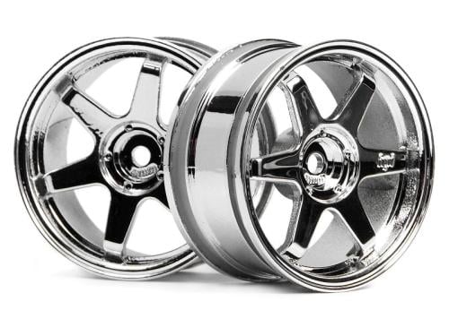 #3842 - TE37 WHEEL 26mm CHROME (3mm OFFSET)