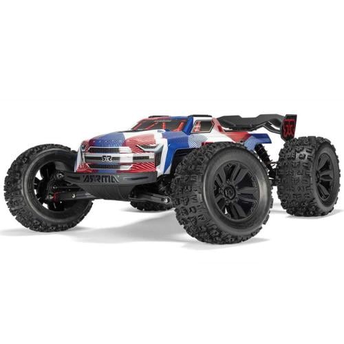 ARA8608V6T4 1/8 KRATON 4X4 6S BLX BRUSHLESS V6 SPEED TRUCK RTR (Blue/Red)