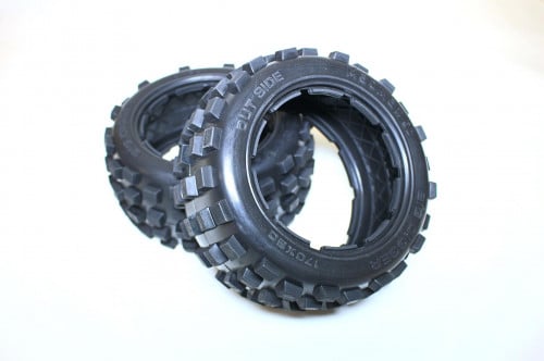 MadMax Big Digger "MX" Offroad Knobby Tire Set for HPI Baja 5b (Rear) - MMX141R