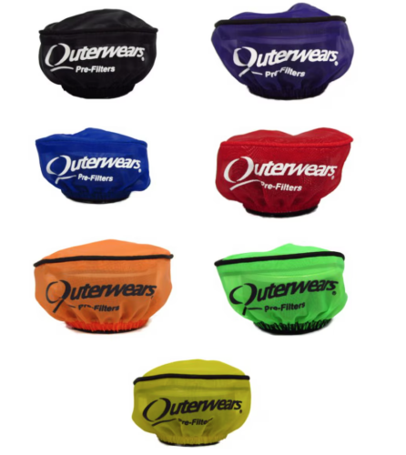 BLACK Outerwears for Losi 5ive Stock Filter & TGN Short Stack Uni Filter