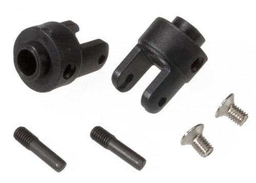 4628r Differential output yokes, black (2)/ 3x5mm countersunk screws (2)/ screw pin (2)