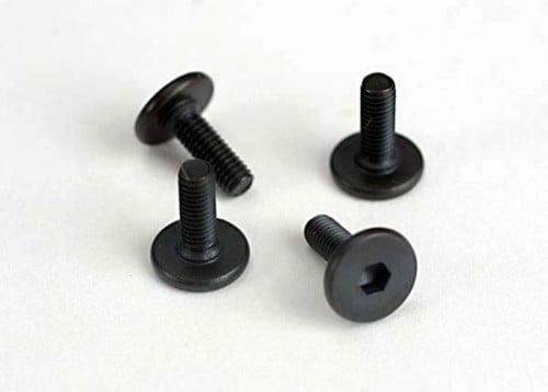 Traxxas 4859 Hex-Drive Flat Head Screws, 3x10mm (set of 4)
