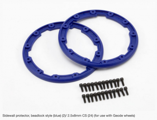 5666 Sidewall protector, beadlock style (blue)