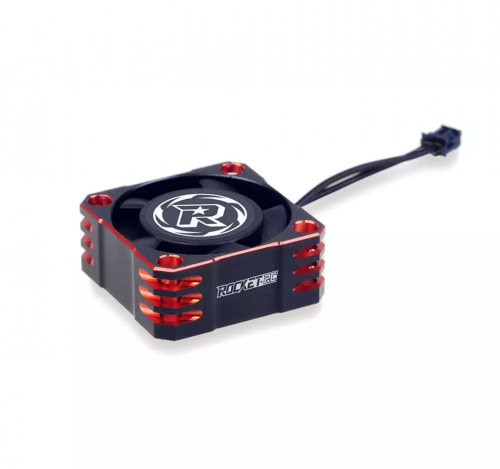 Rocket  V2Aluminum 30*30*10 28000RPM cooling fan (Red&Black) for TURBO ESC A3 with XH connect