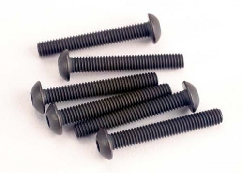 Traxxas 2580 Hex-Drive Button-Head Machine Screws, 3x20mm (set of 6)
