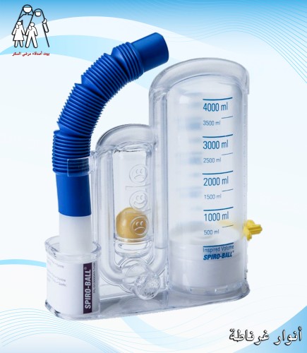 جهاز قيلس قوة التنفس spiro ball 4000 ml