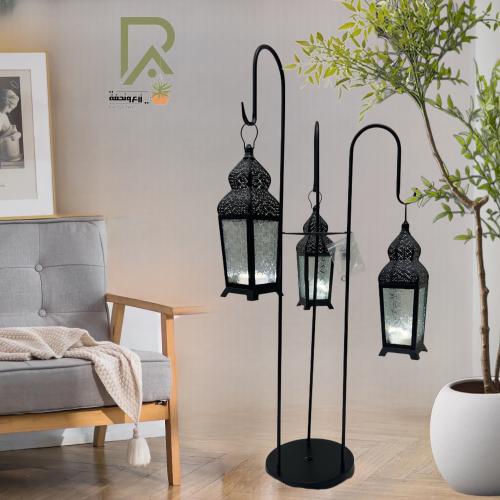 فوانيس رمضان مع حامل واستاند ثلاثي