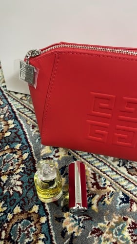 Bag Givenchy with Perfume and lipstick