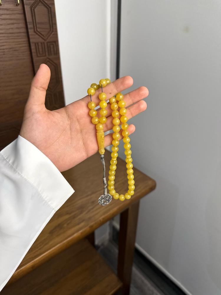 مسباح بكلايت اصفر شفاف