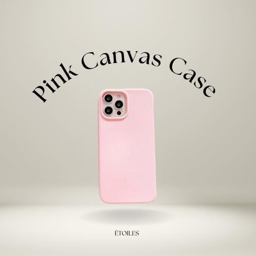 Pink canvas case