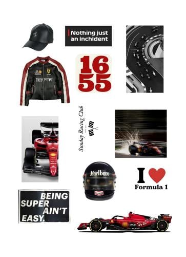 Formula 1 Sticker Sheet