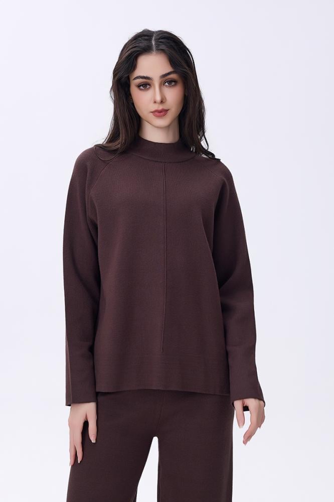 طقم بني شتوي